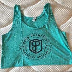 Born Primitive Aqua Crop Top